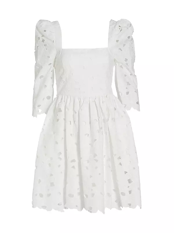 White silk ruffles shirt with jewel buttons – Redemption Official
