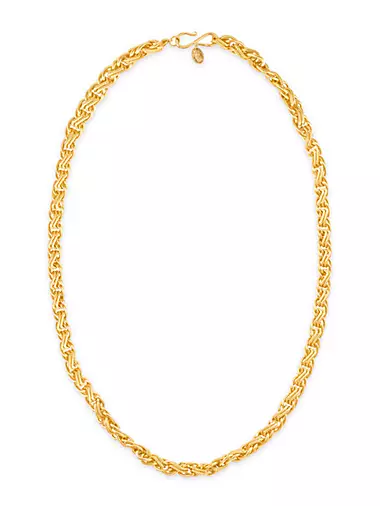 Platon 22K Goldplated Necklace