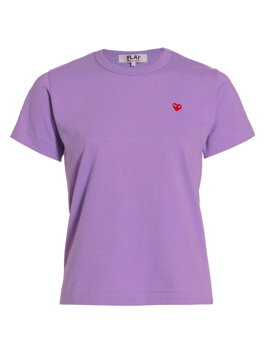 Comme des Garçons PLAY Short-Sleeve Heart-Patch T-Shirt