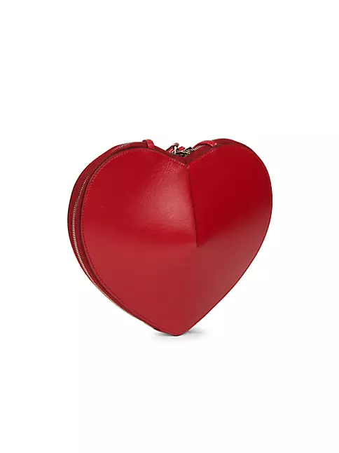 Heart Lock calfskin shoulder bag