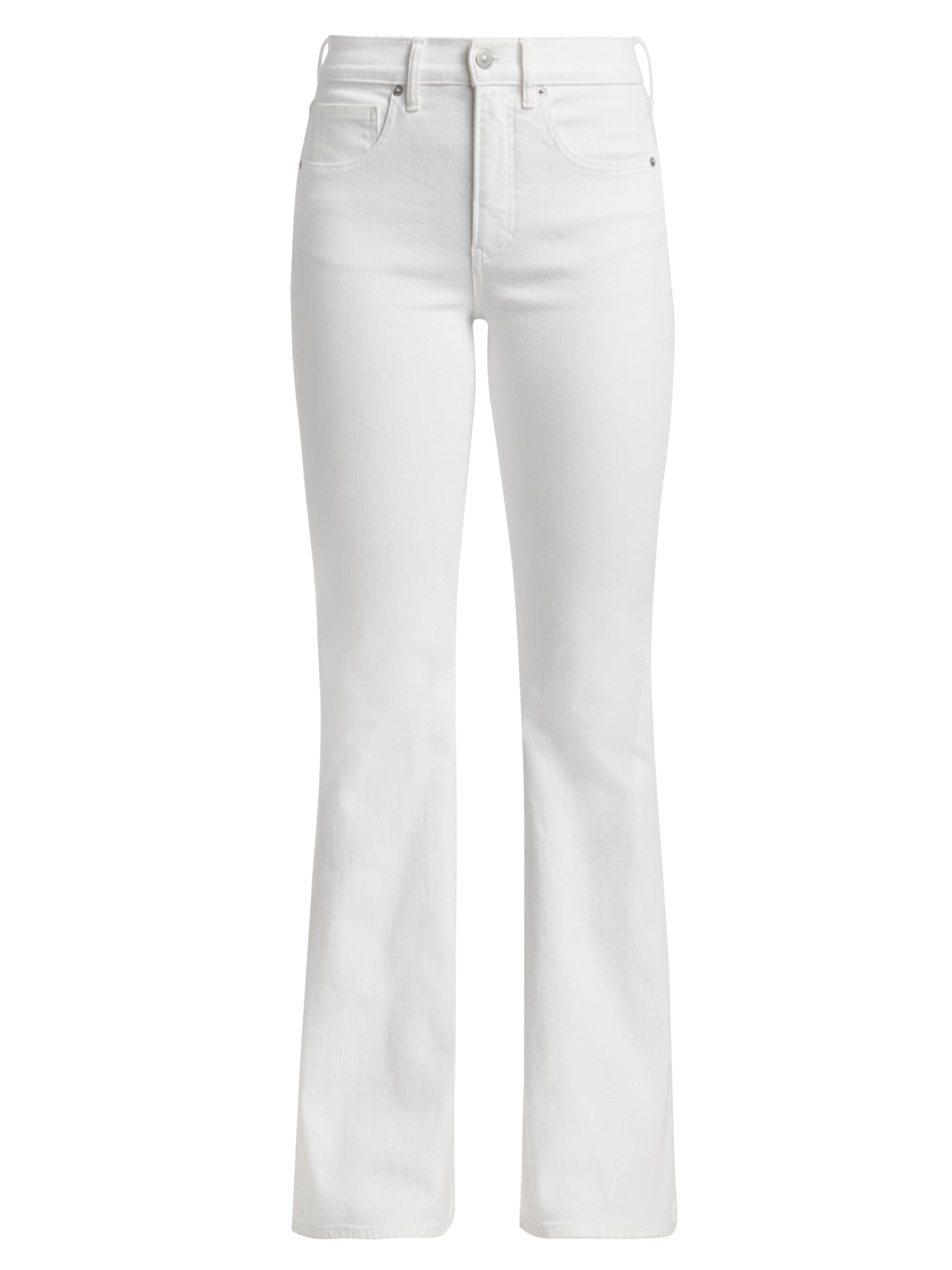 Veronica Beard Women's Beverly High-Rise Skinny Flare Jeans - White