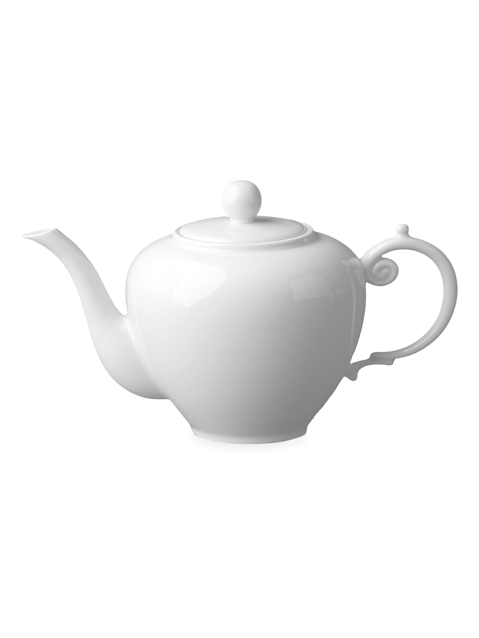 L'Objet Aegean Porcelain Teapot - White