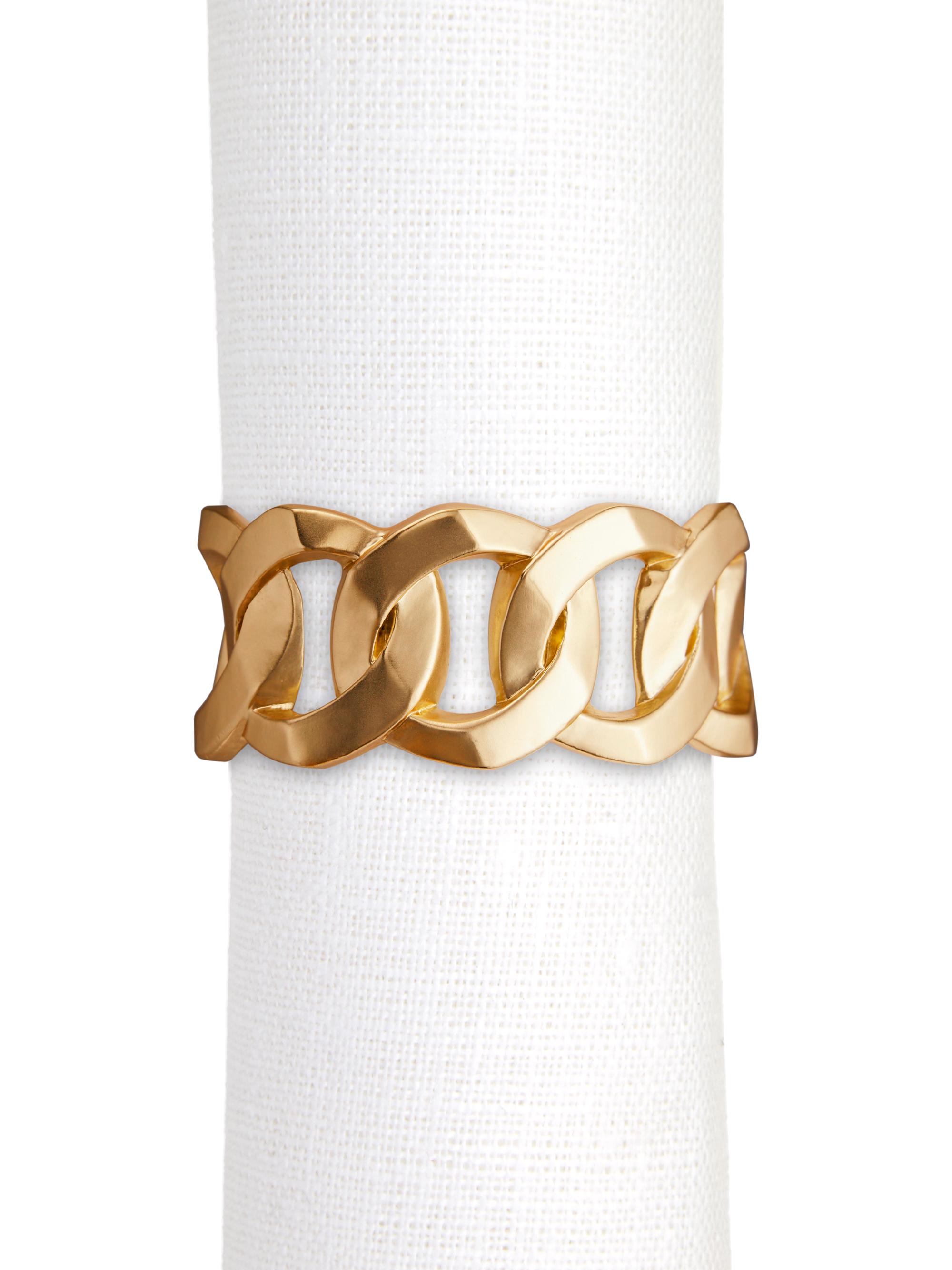 L'Objet Cuban Link Napkin Rings