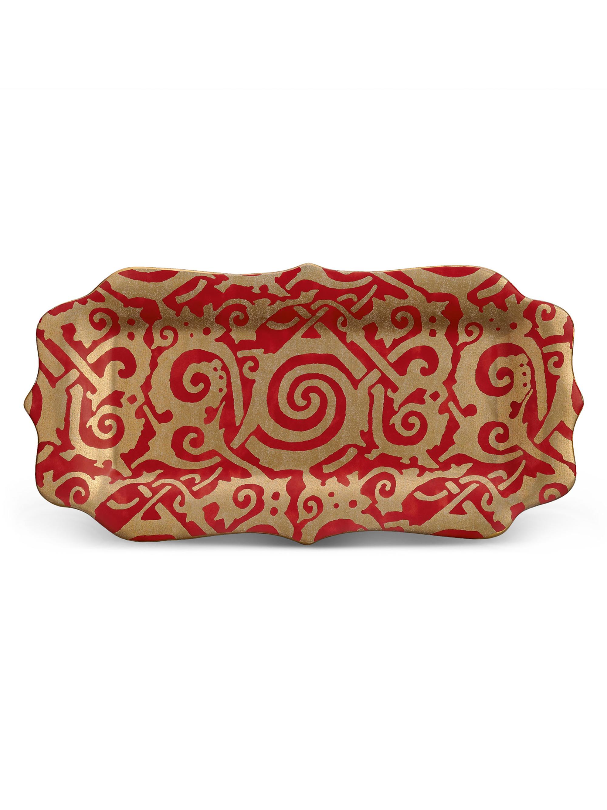 L'Objet Fortuny Maori Rectangular Platter