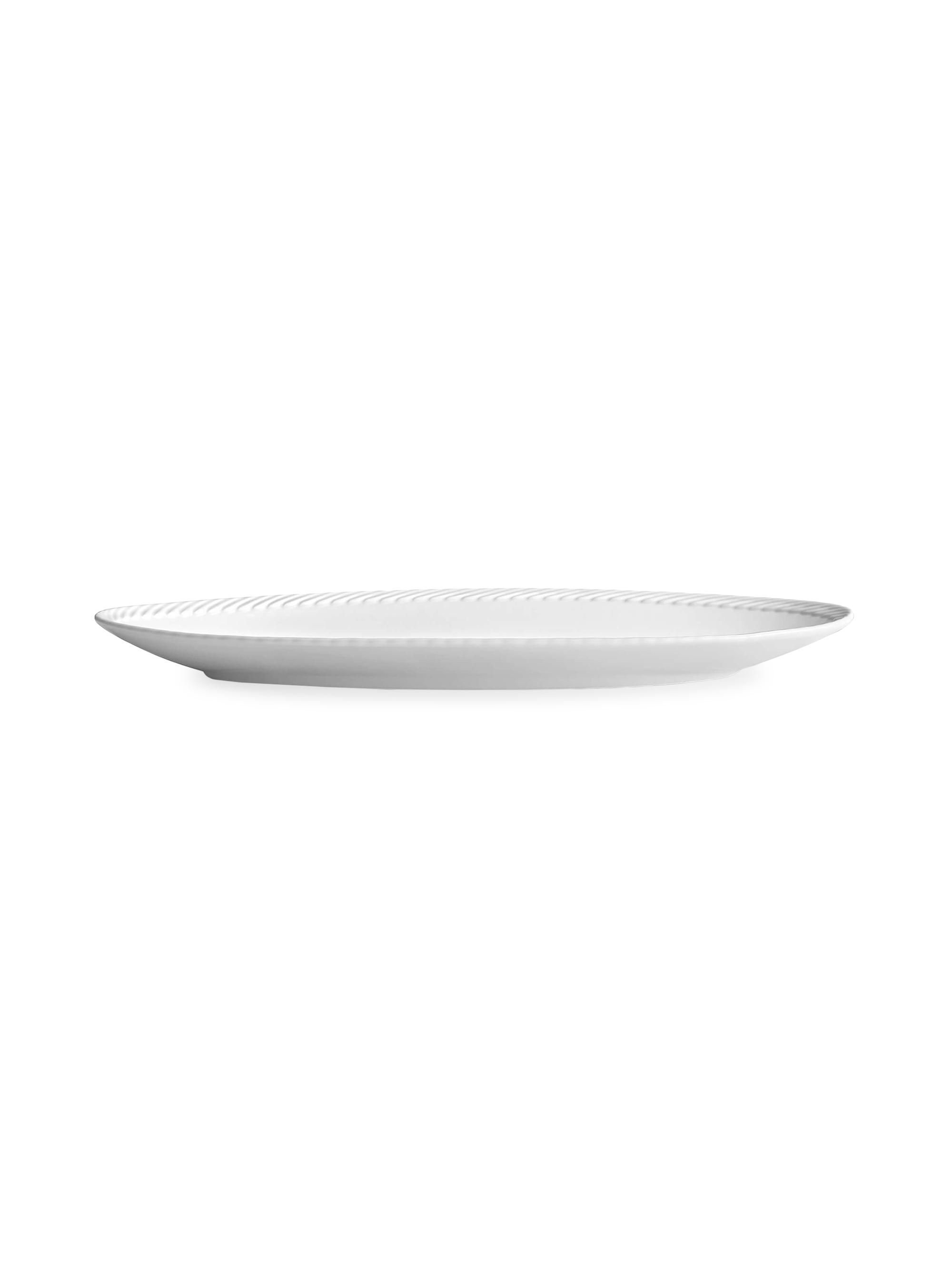 L'Objet Corde Oval Platter - White