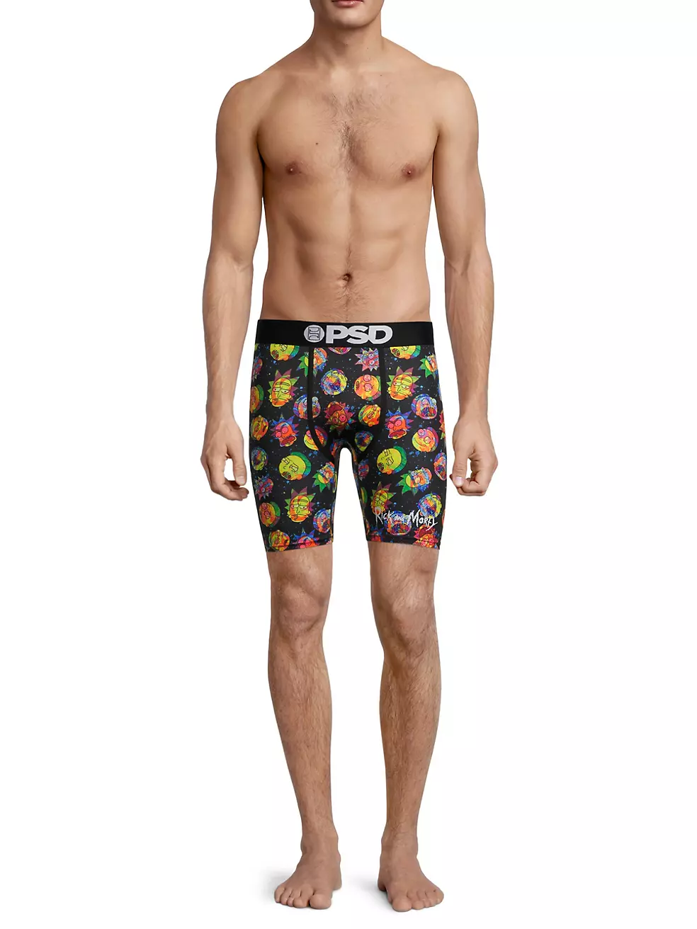 PSD Men's Merry Rick And Morty Boxer Briefs, Multi, XL at  Men's  Clothing store
