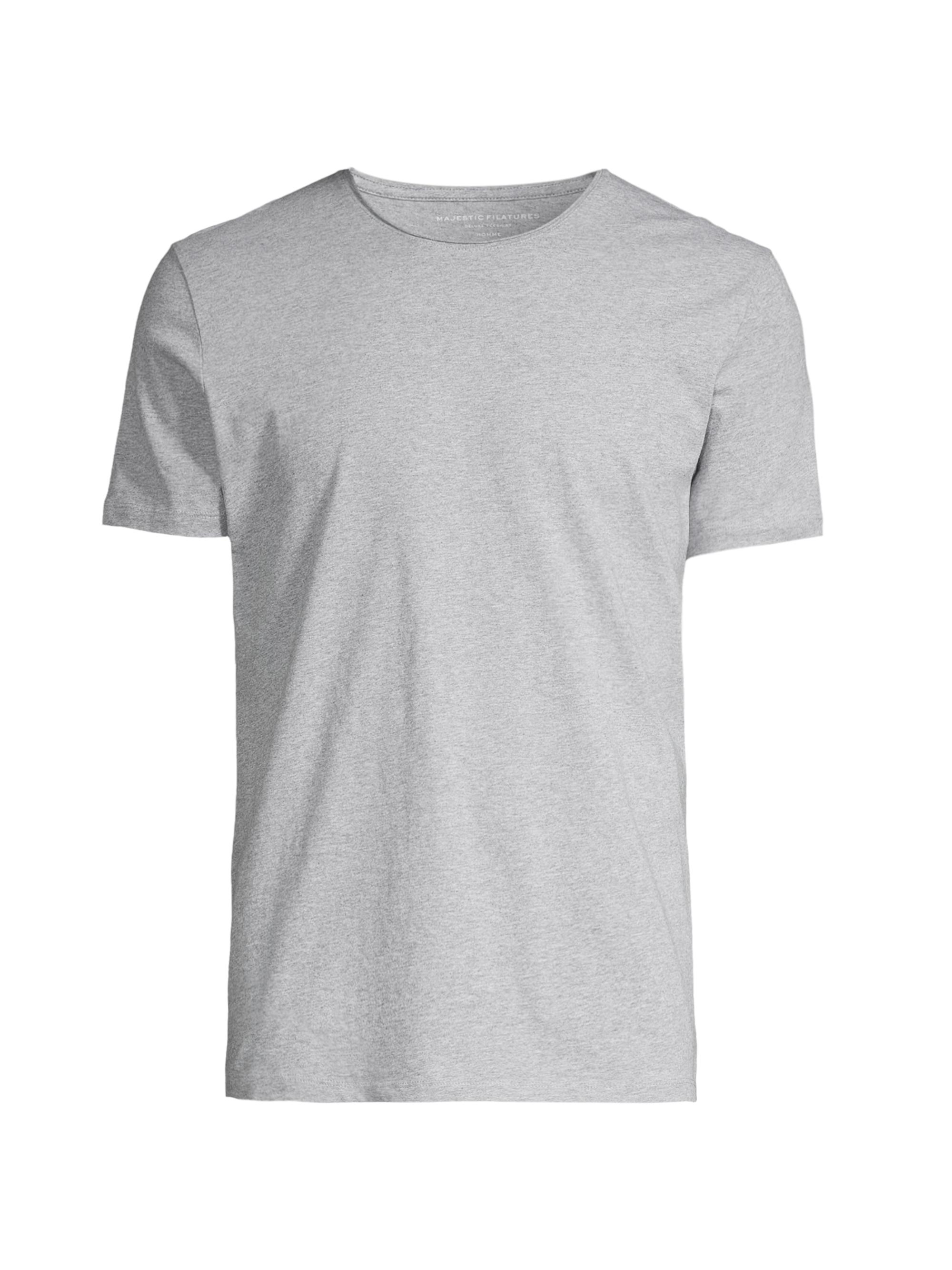 Majestic Filatures Men's Crewneck T-Shirt - Gris Chine Clair