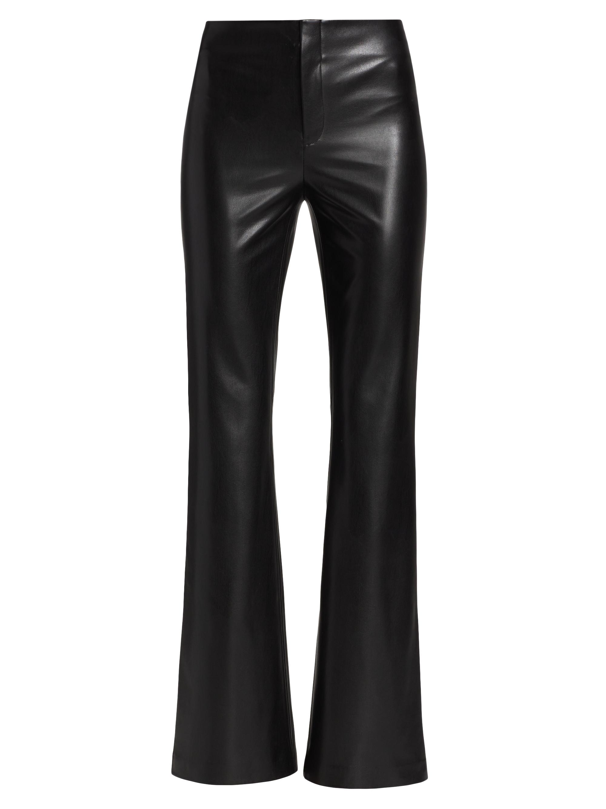 Alice + Olivia Teeny Flared Vegan Leather Pants | Saks Fifth Avenue