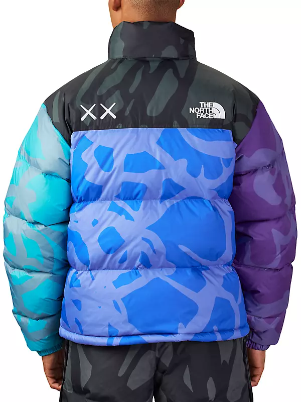 The North Face x Gucci Blue, Green, Pattern Print Technical Jersey Printed Performance JacketM