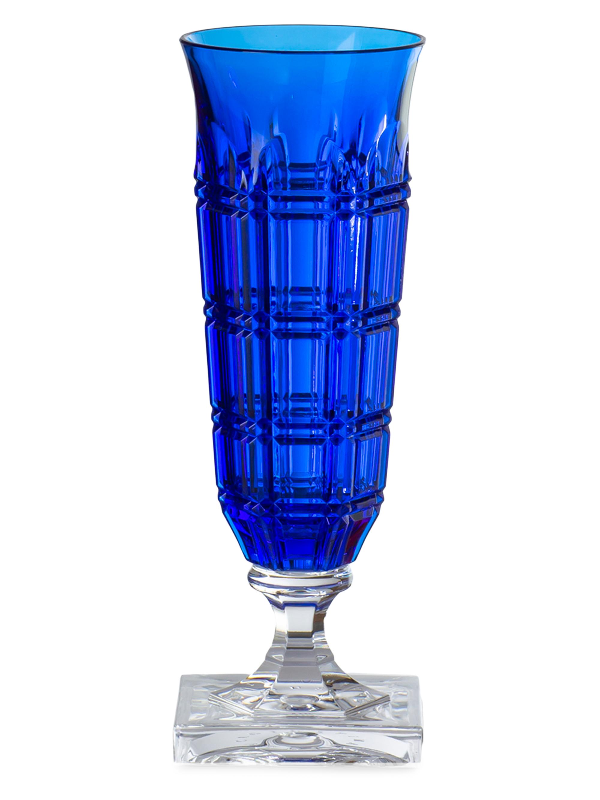 Mario Luca Guisti Winston 6-Piece Flute Glass Set - Blue