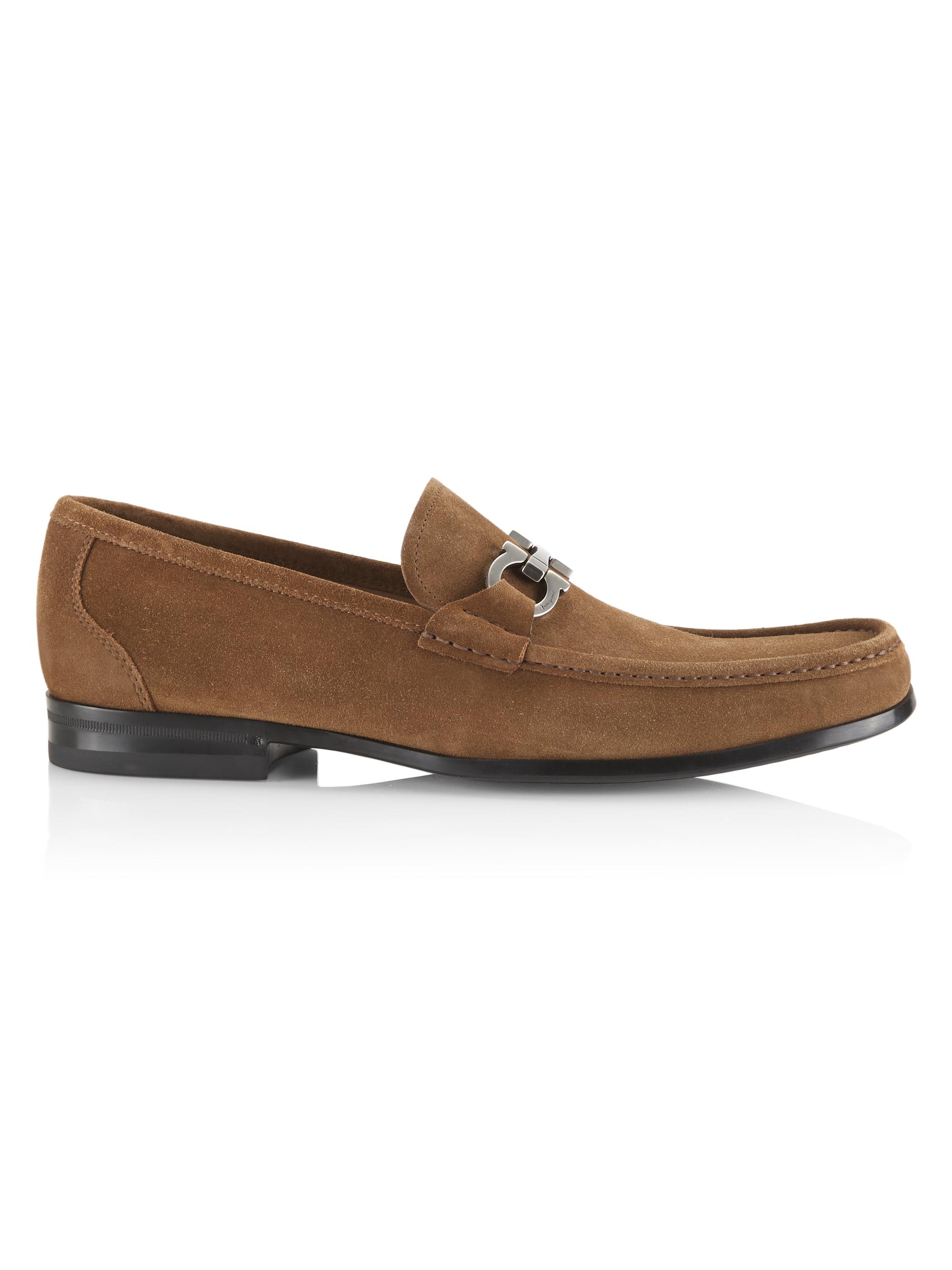 Ferragamo Grandioso Ferragamo - Grandioso Hickory Brown Leather Loafer main image 3