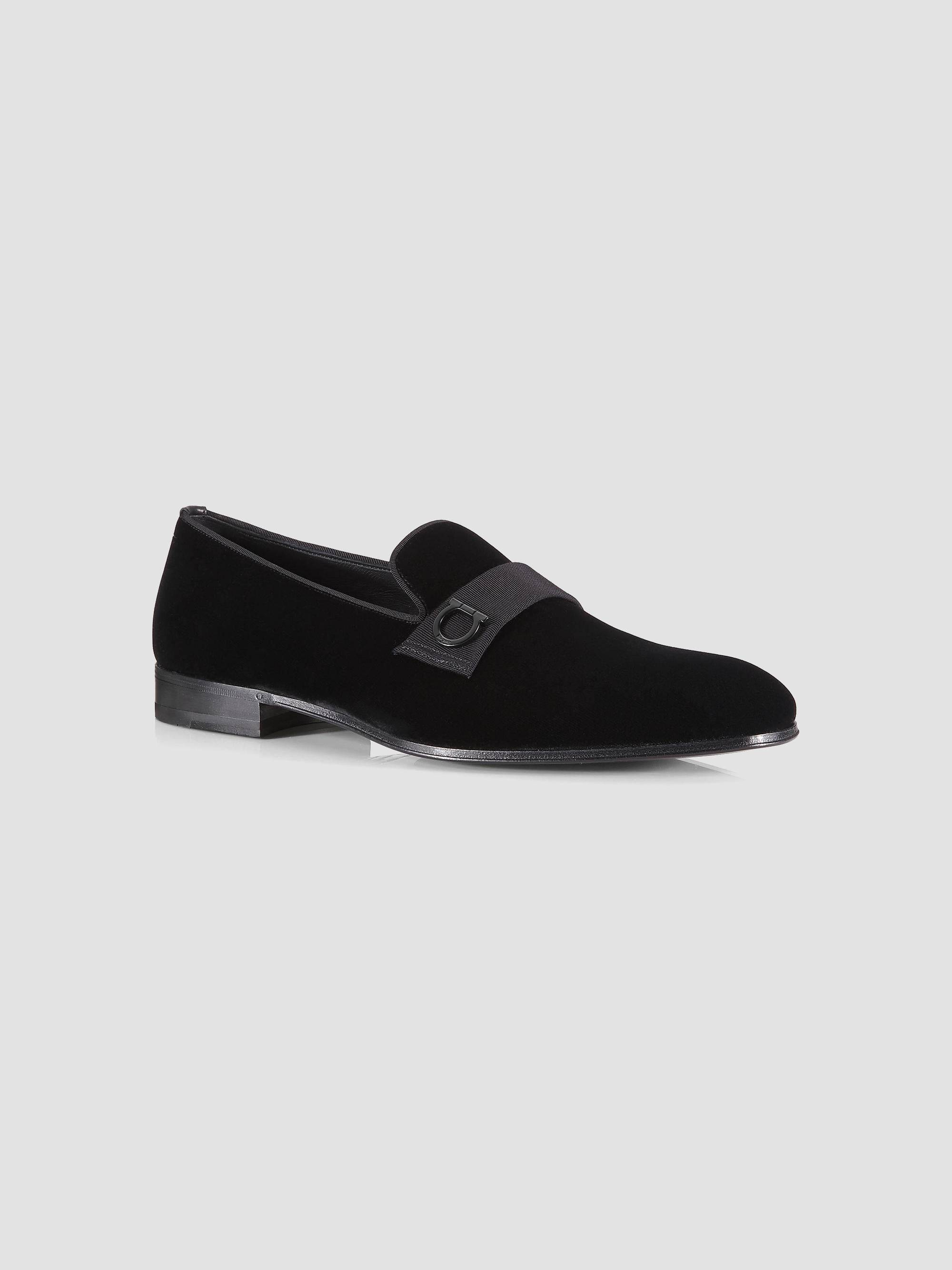 FERRAGAMO Velvet Gancio Loafers | Saks Fifth Avenue display picture 1