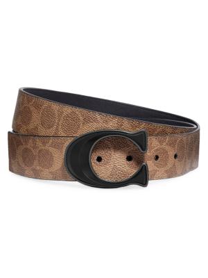 Logo Leather Belt