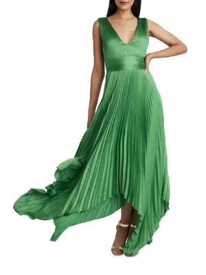 BCBG Pleated Gown Brynne