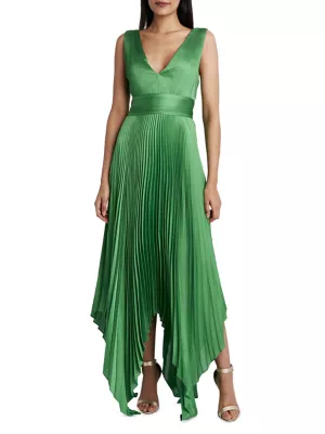 BCBG Pleated Gown Brynne