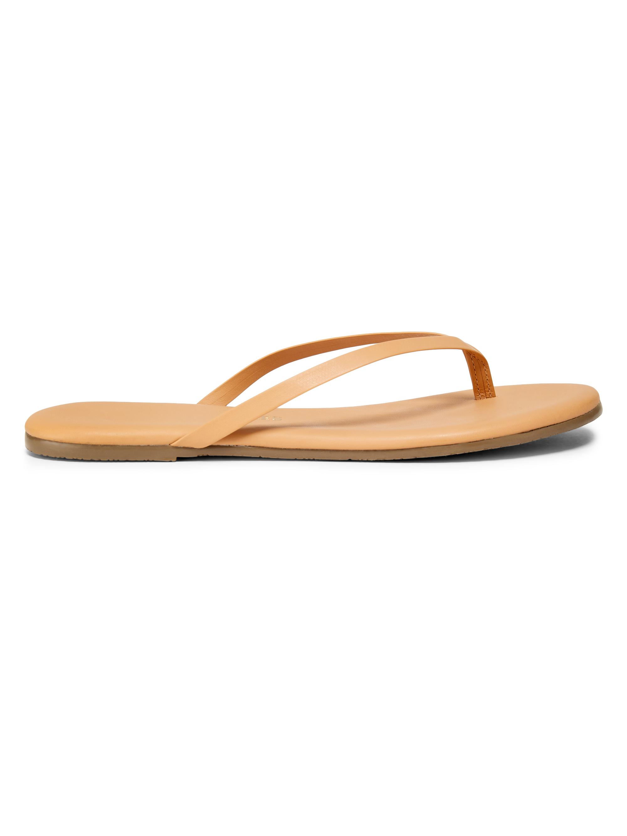 Tkees Women's Foundations Matte Leather Flip Flops - Sunbliss