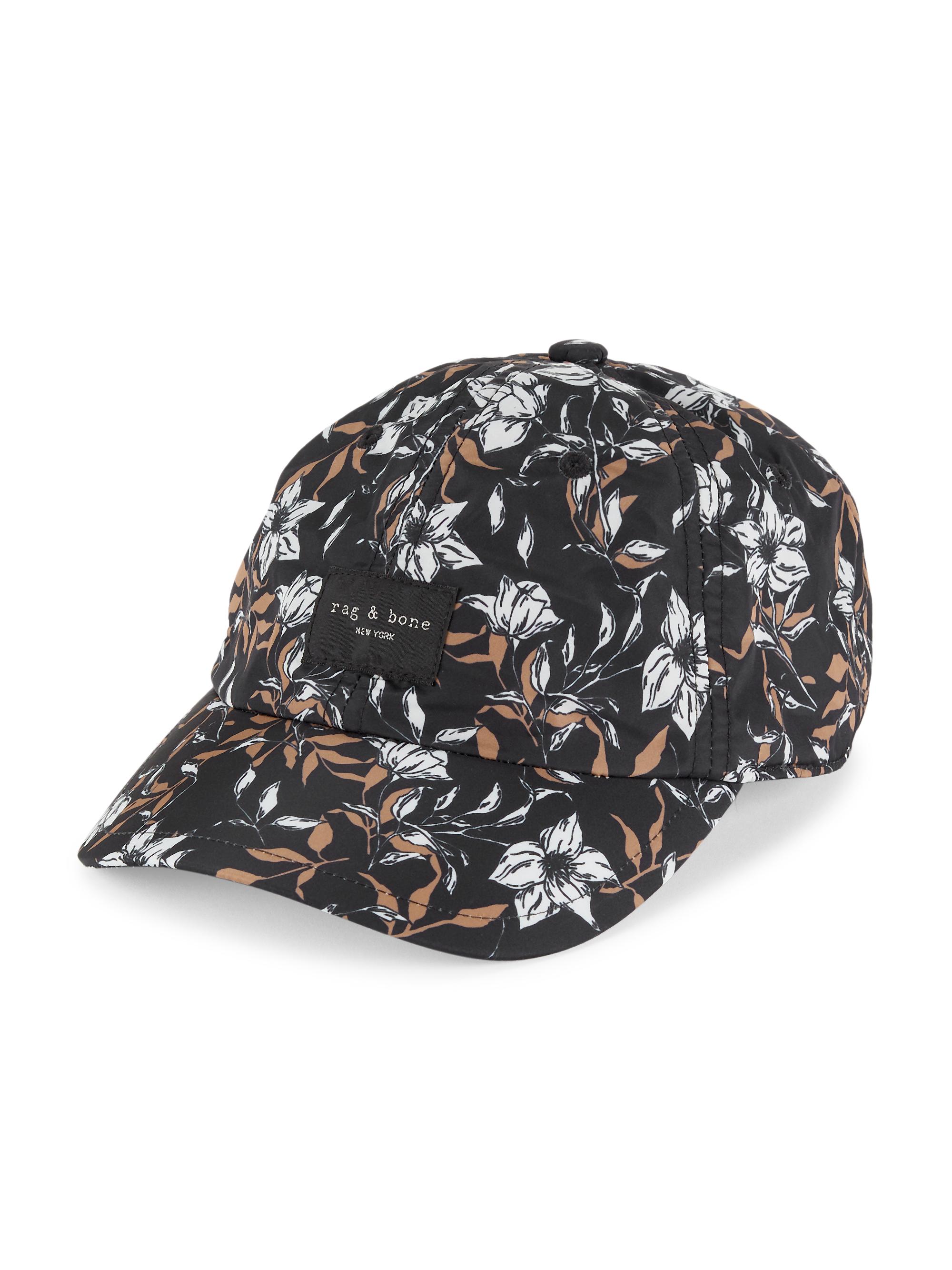 rag & bone Addison Floral Print Baseball Cap | Saks Fifth Avenue display picture 2