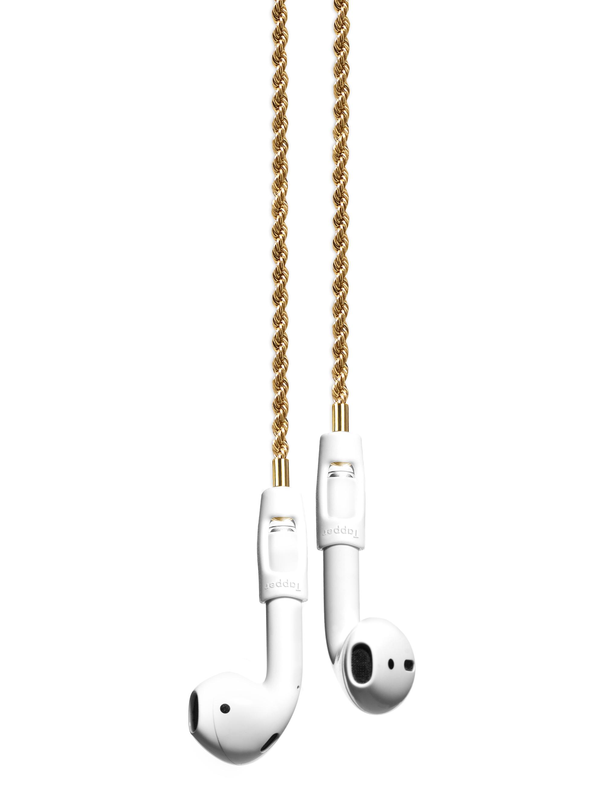 Tapper 18K Gold-Plated Brass Airpods & Airpods Pro Rope Chain