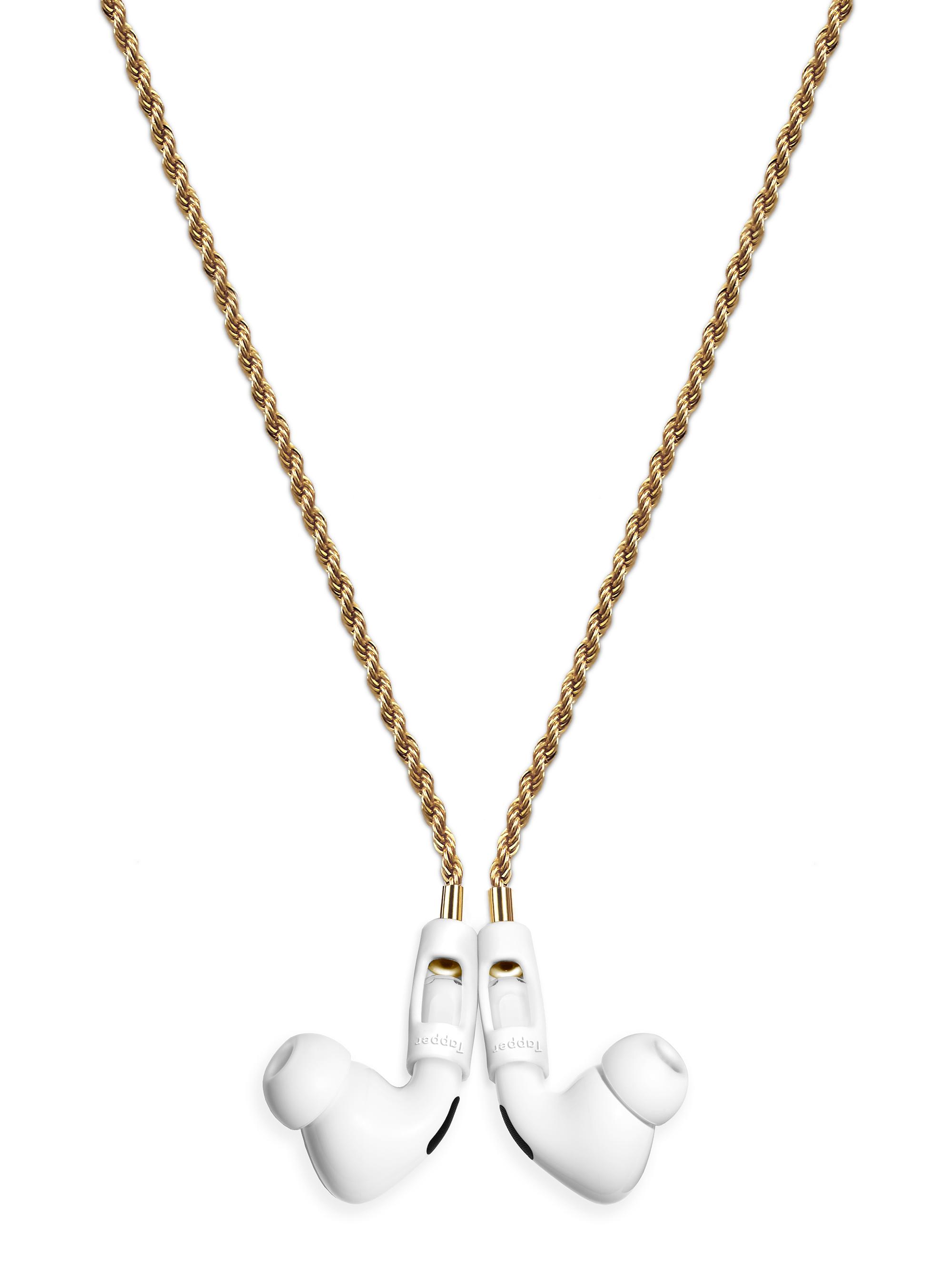 Tapper 18K Gold-Plated Brass Airpods & Airpods Pro Rope Chain