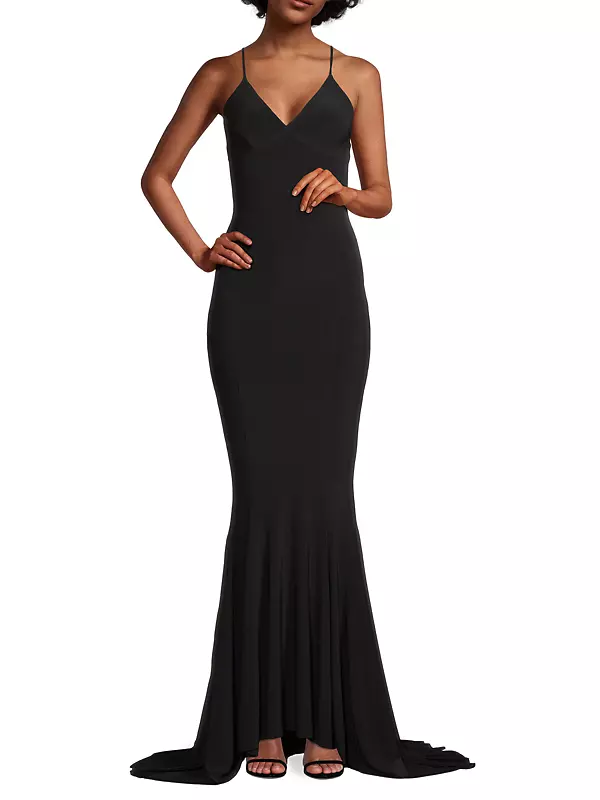 Crisscross Scoopback Gown