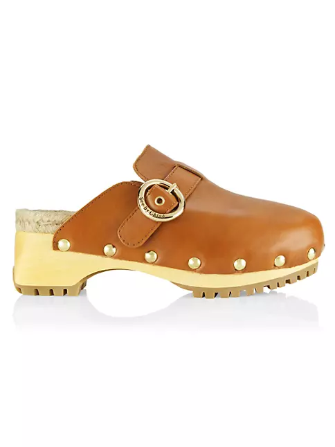 chanel red clogs 40