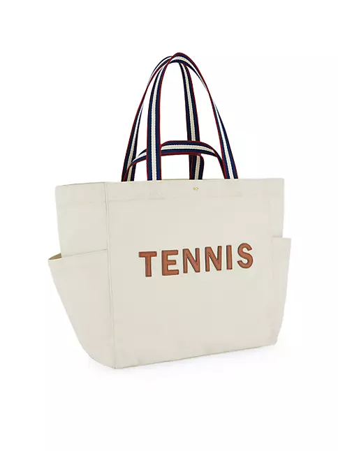 Shop Anya Hindmarch Tennis Household Canvas Tote