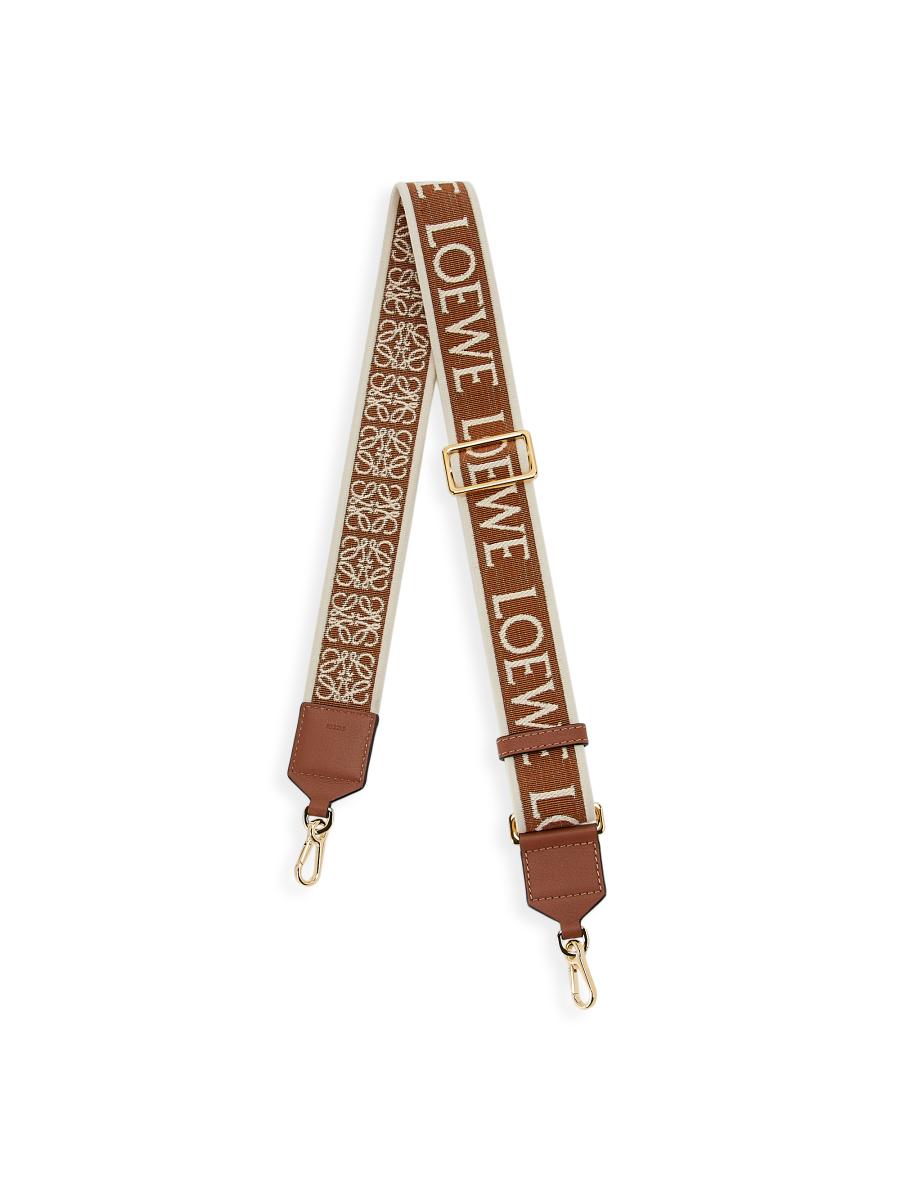 【LOEWE】 Logo jacquard bag strap Logo jacquard bag strap in black - Loewe | Mytheresa