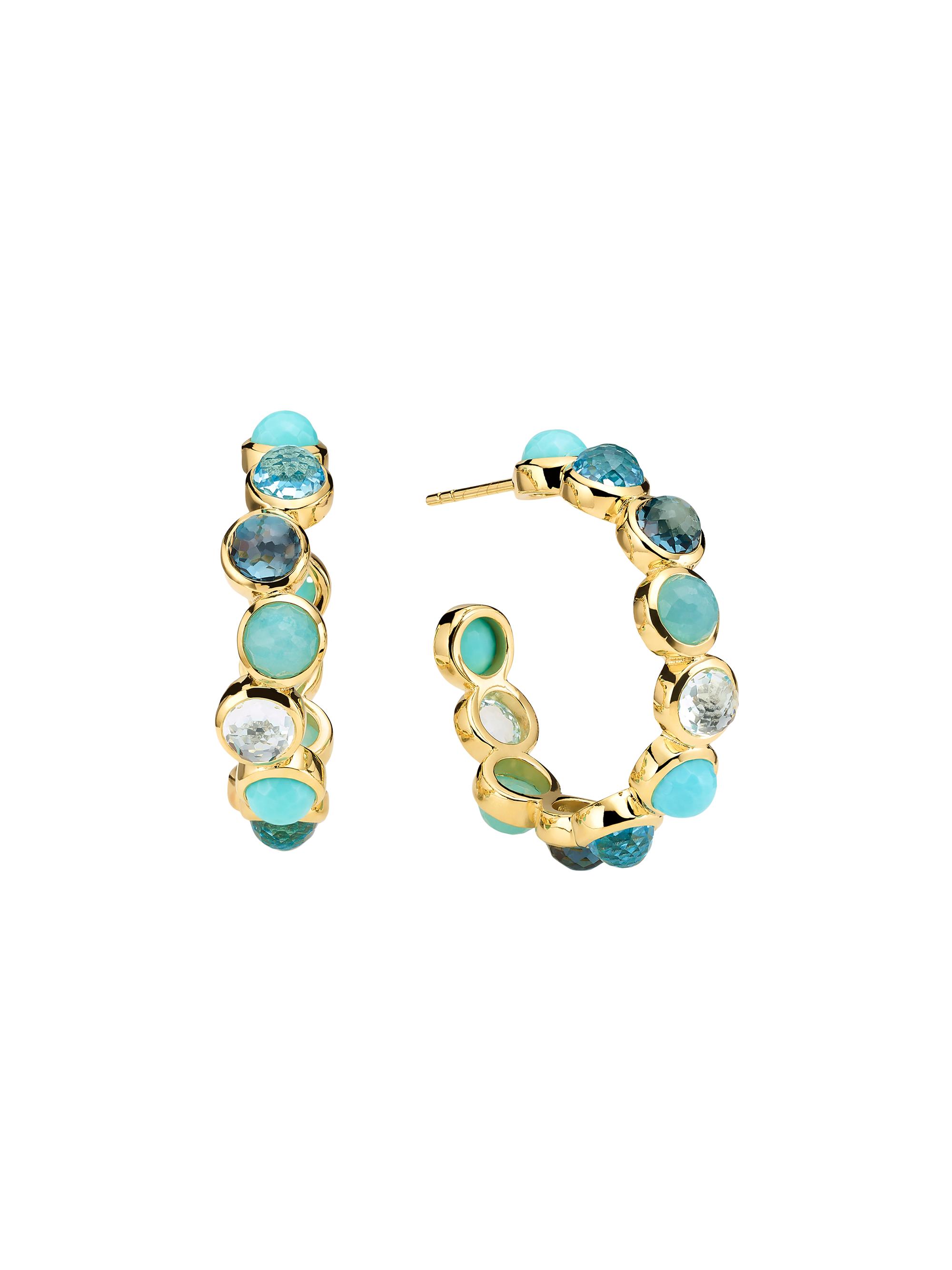 Ippolita Women's Lollipop 18K Green Gold & Multi-Gemstone  Hoop Earrings - Gold