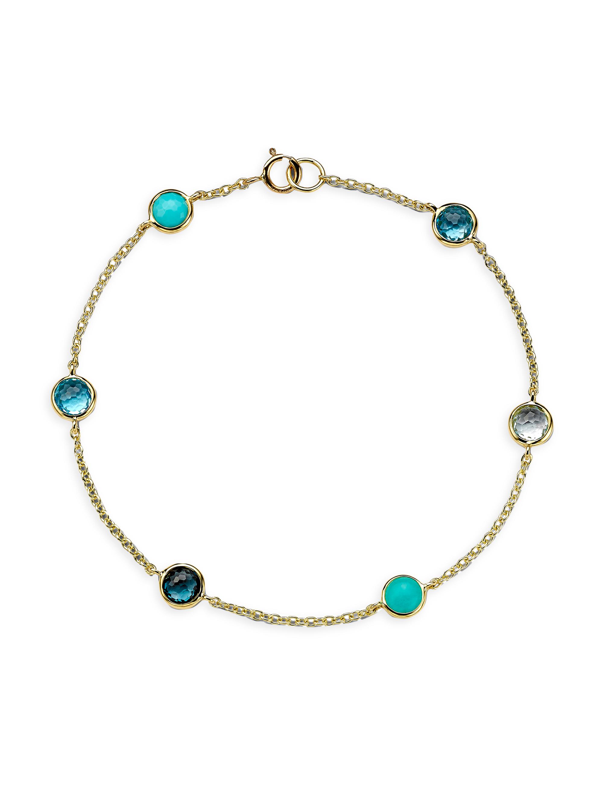 Ippolita Women's 18K Green Gold & Multi-Gemstone Station Bracelet - Gold