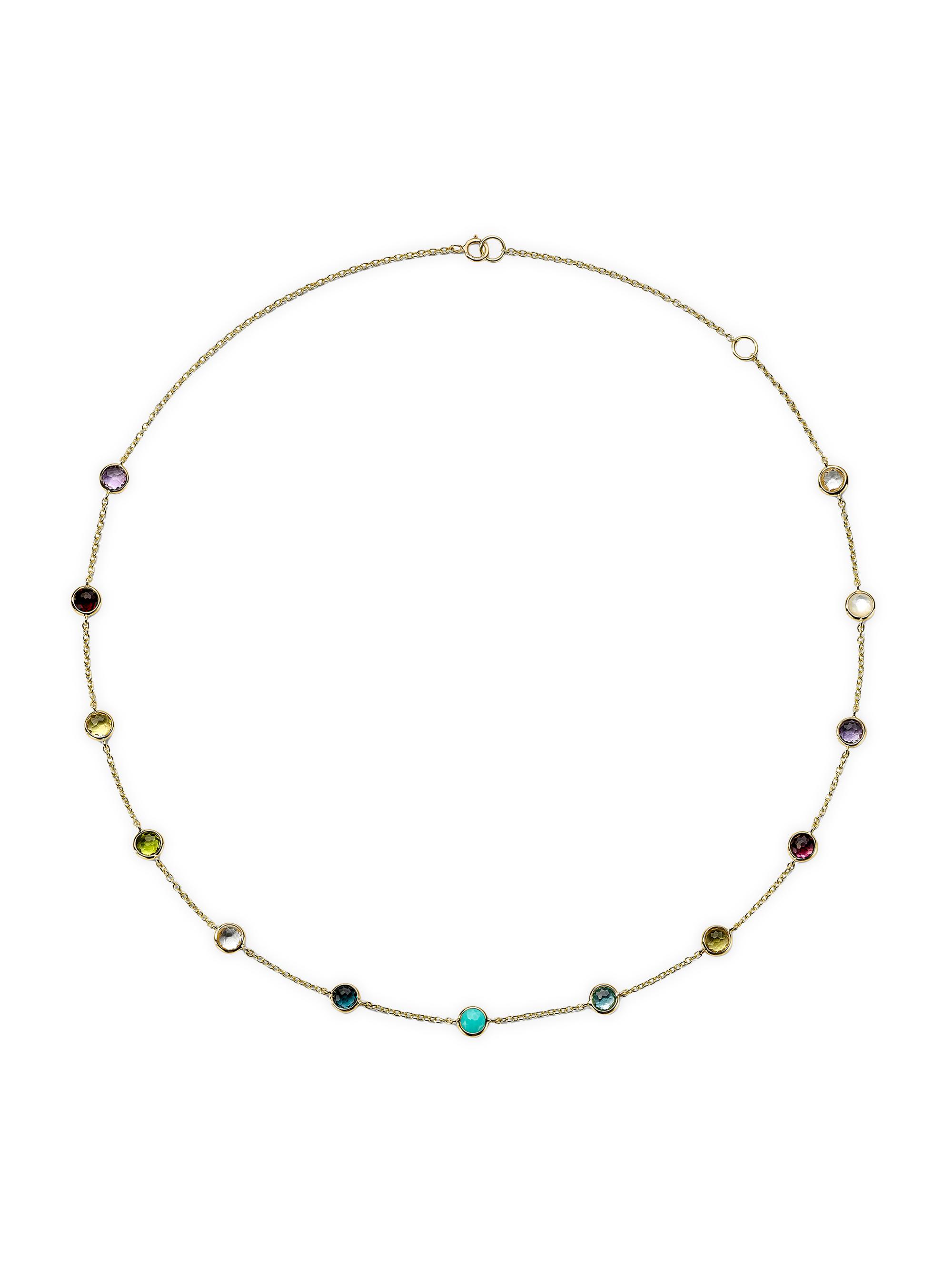 Ippolita Women's Lollipop 18K Yellow Gold & Multi-Gemstone Necklace - Gold