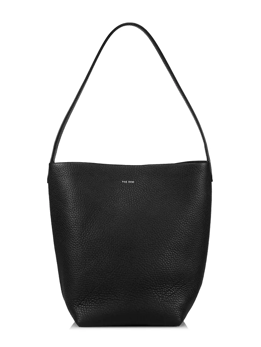 Medium N/S Park Tote Bag Black in Leather – The Row