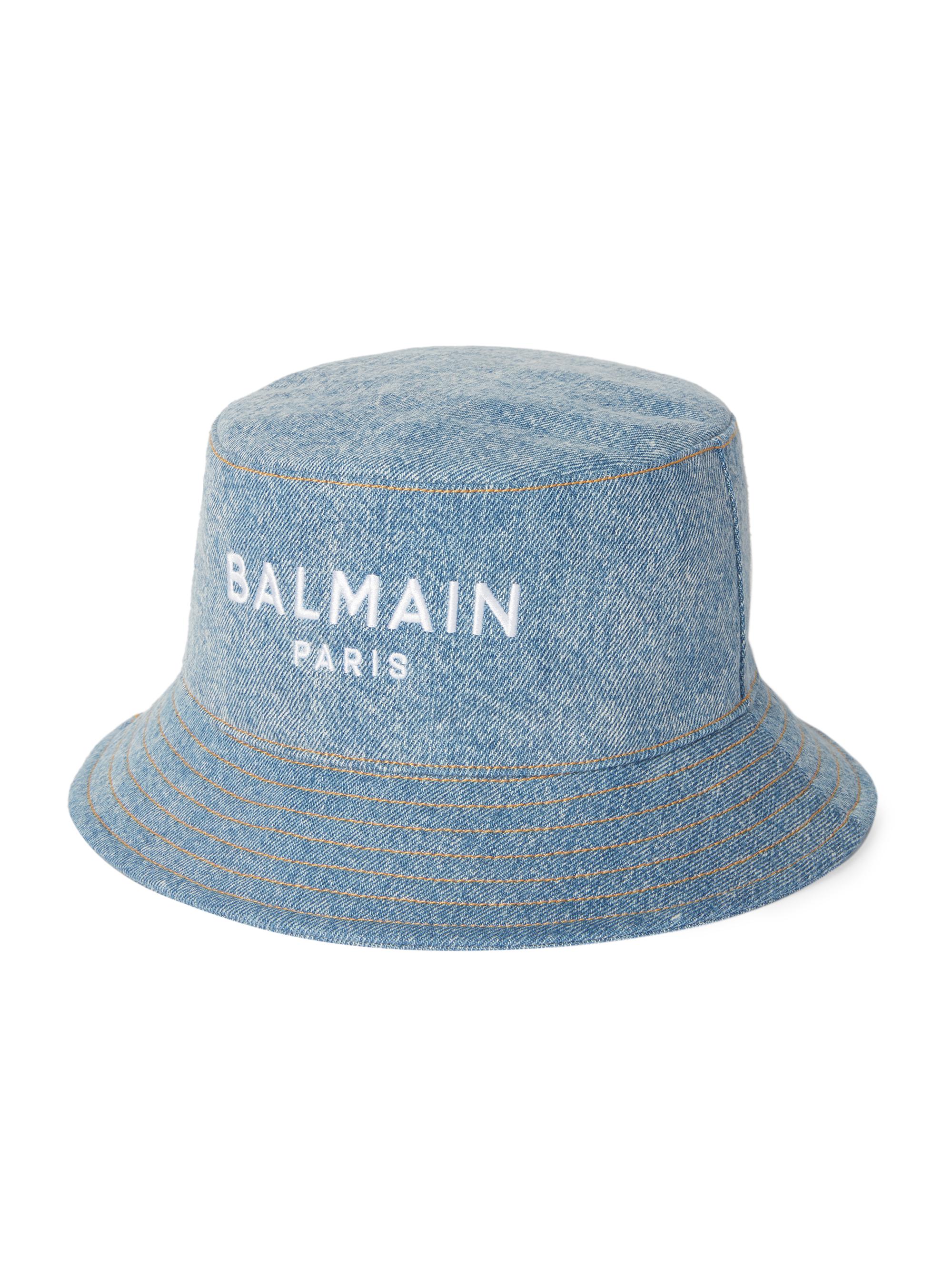 BALMAIN バケットハット Balmain Logo Denim Bucket Hat | Saks Fifth Avenue