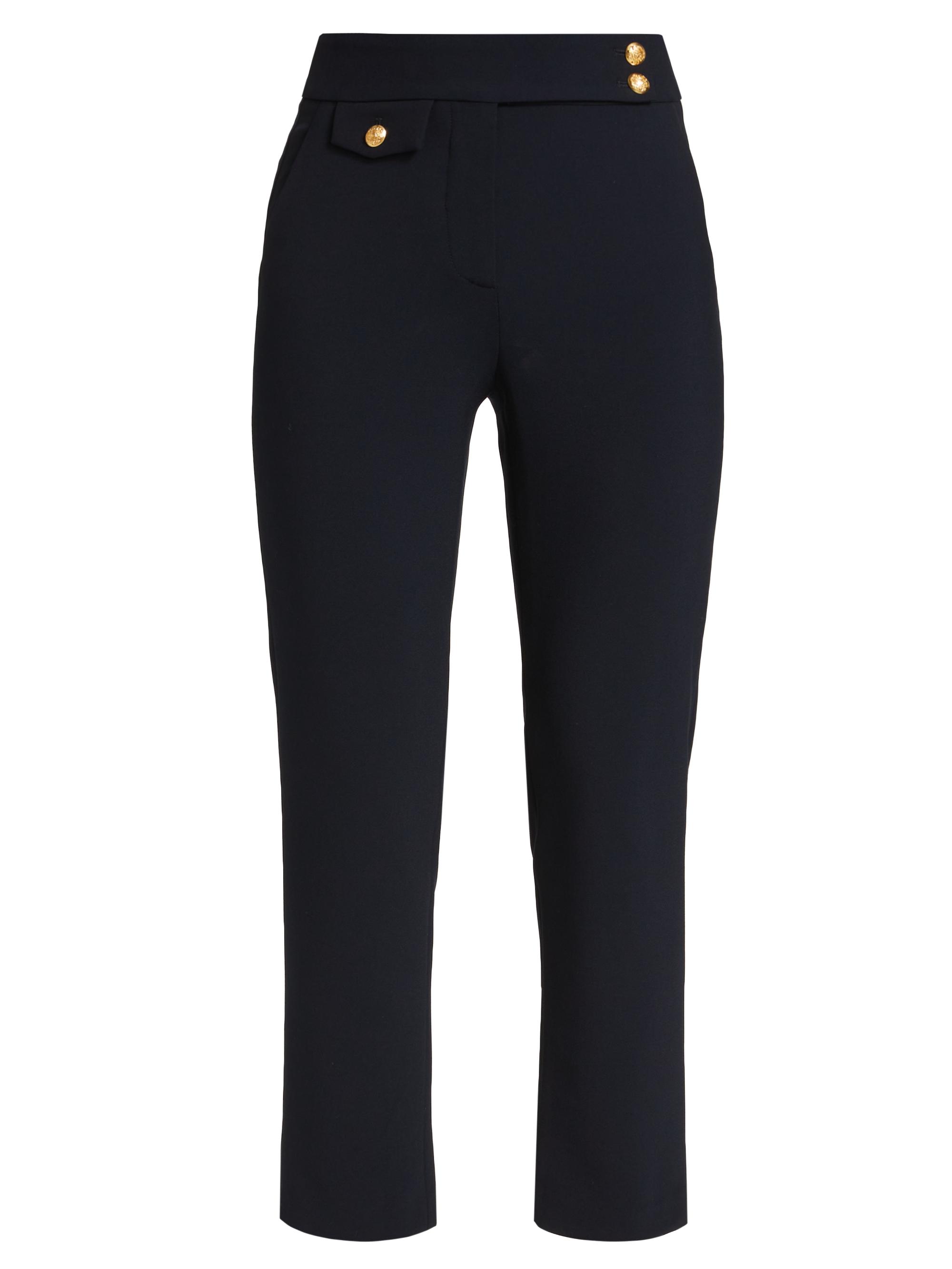 Veronica Beard Women's Renzo Ankle Crop Pants - Navy