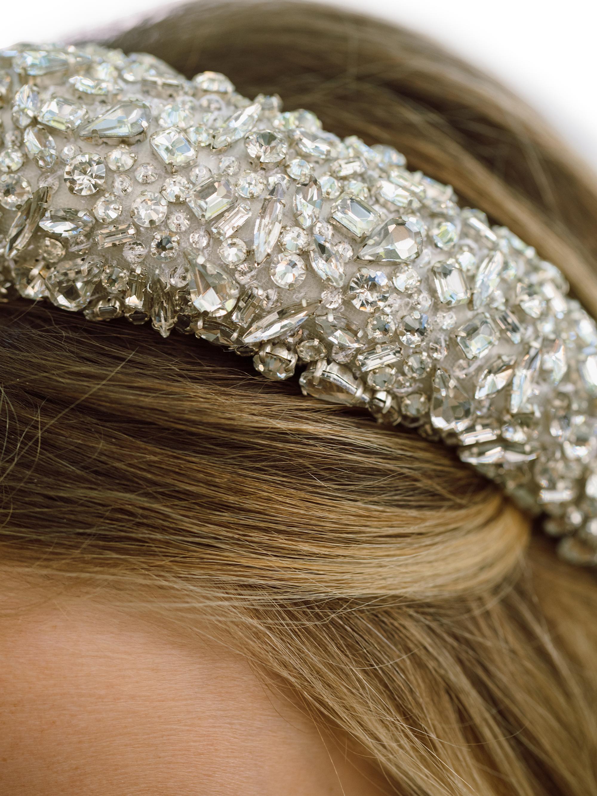 $695 Jennifer Behr Medici Headband Jennifer Behr Medici Beaded Headband | Saks Fifth Avenue main image 3