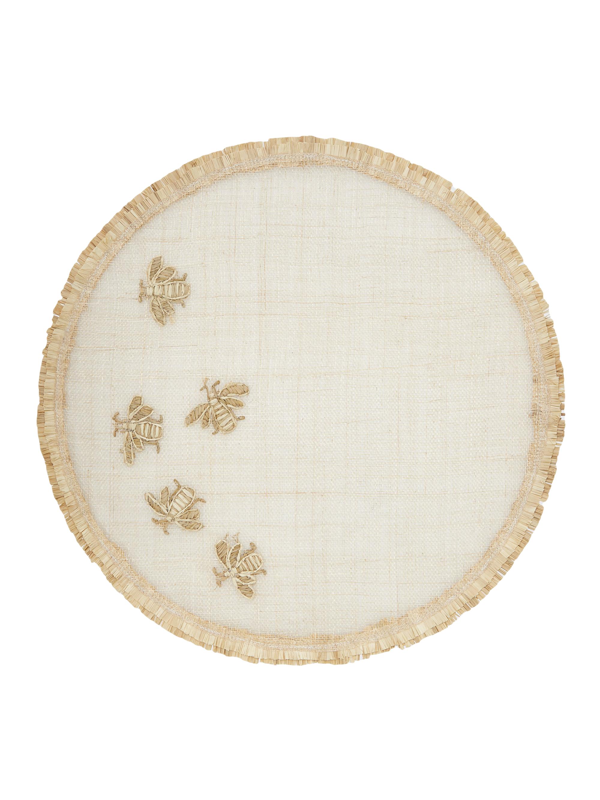 Joanna Buchanan Straw Bee 4-Piece Placemat Set