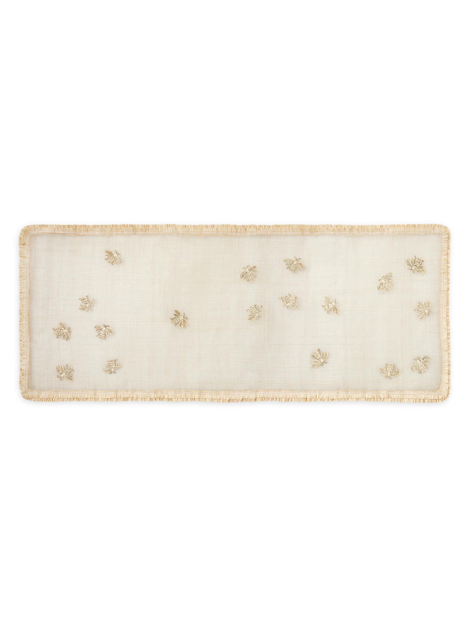 Joanna Buchanan Straw Bee Tablerunner -