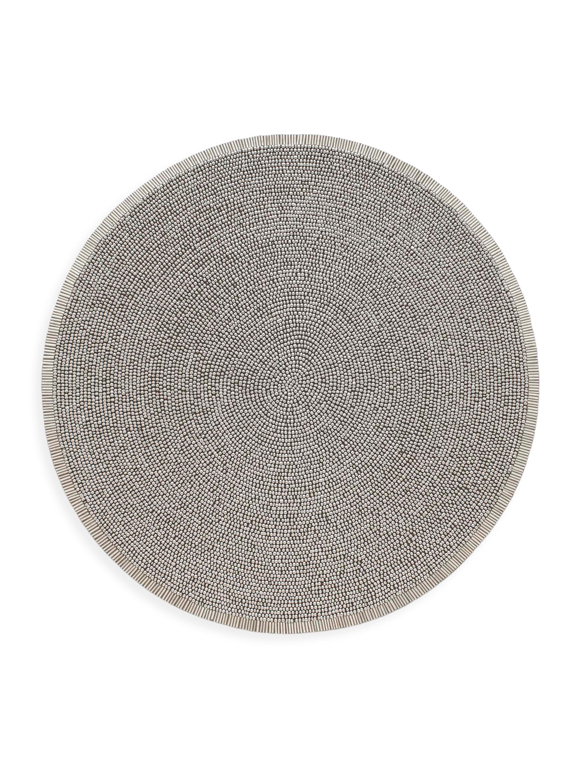 Joanna Buchanan Silver Beaded Placemat