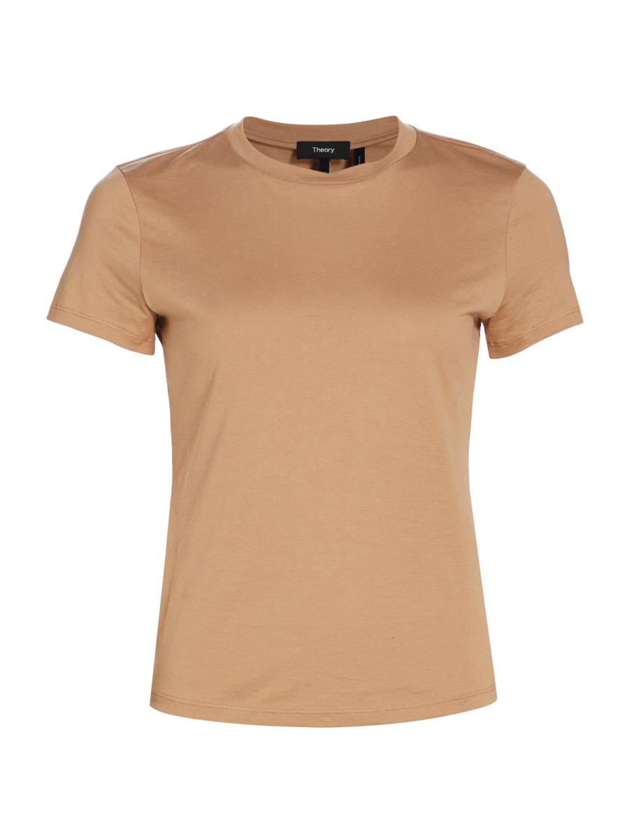 Theory Crewneck Cotton T-Shirt | Saks Fifth Avenue