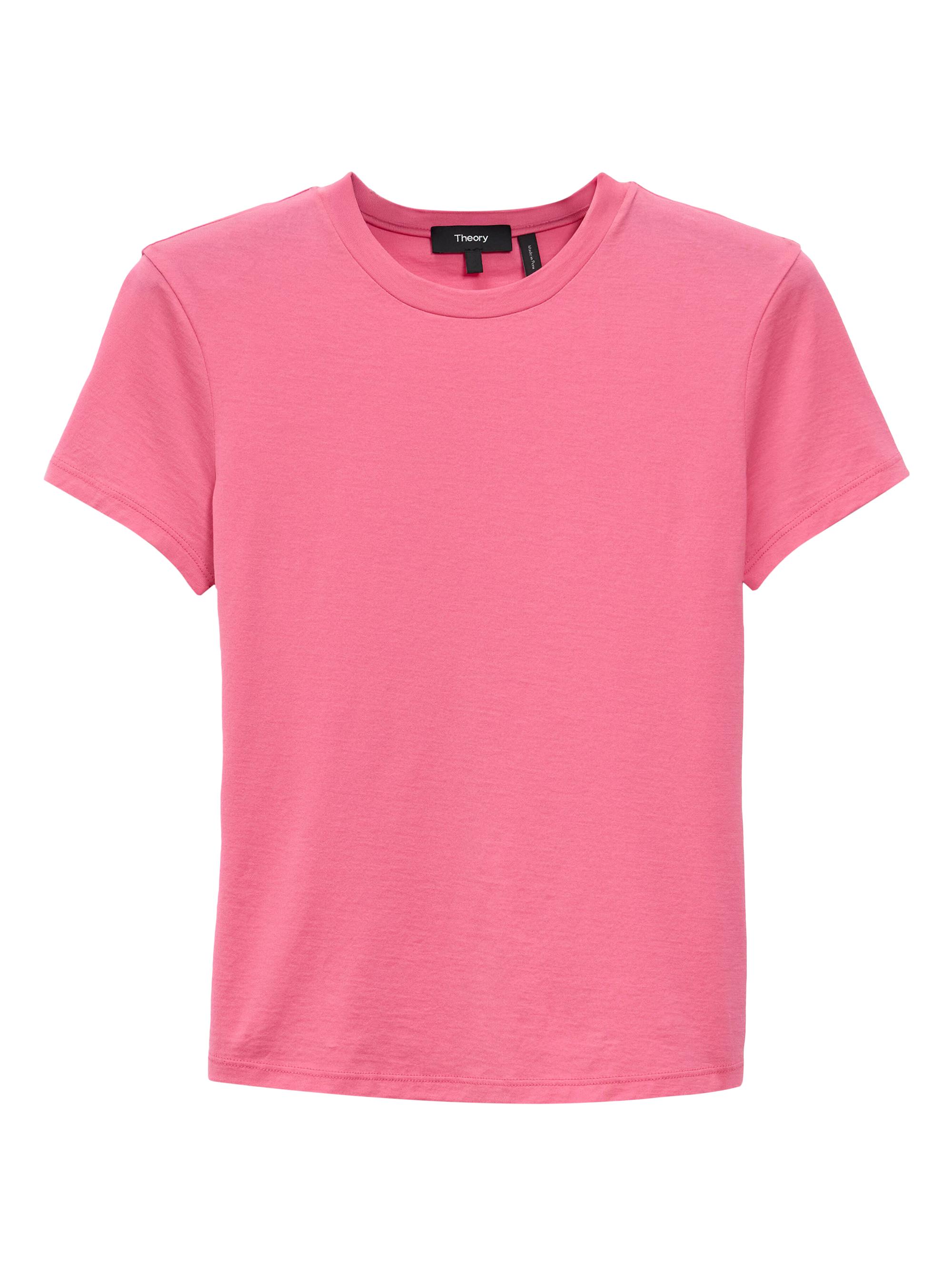 Theory Women's Crewneck Cotton T-Shirt - Nocturne Navy