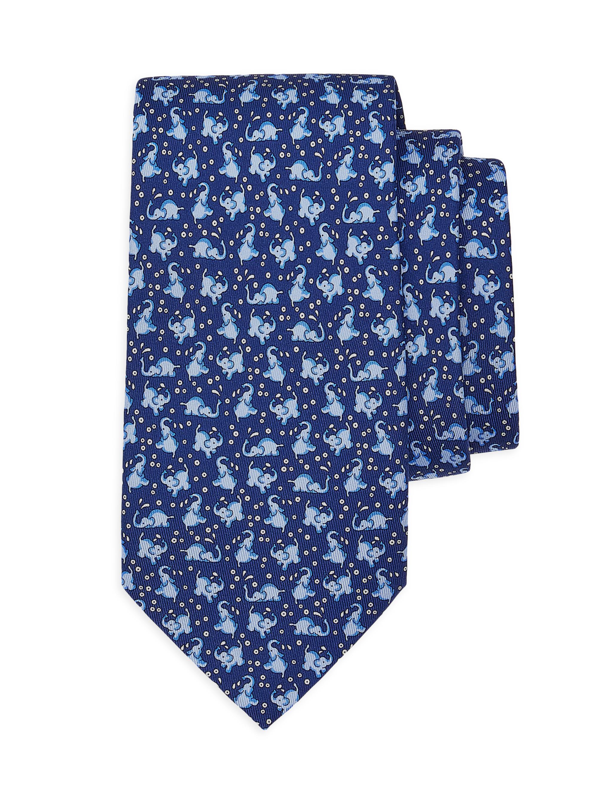 Tie FERRAGAMO Men color Navy