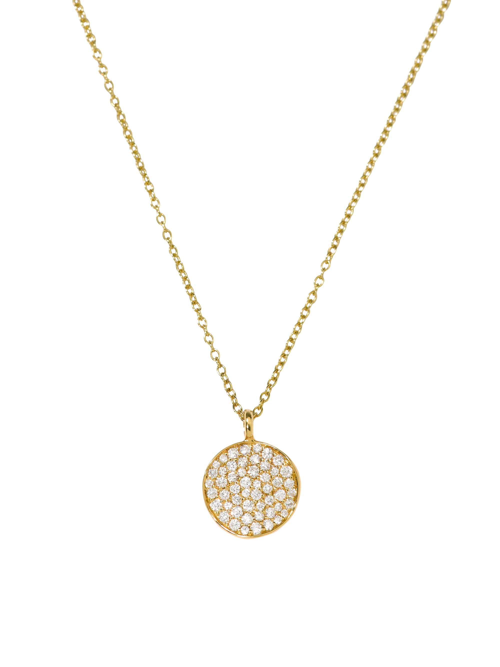 Ippolita Women's Stardust 18K Yellow Gold & 0.25 TCW Diamond Medallion Pendant Necklace - Gold