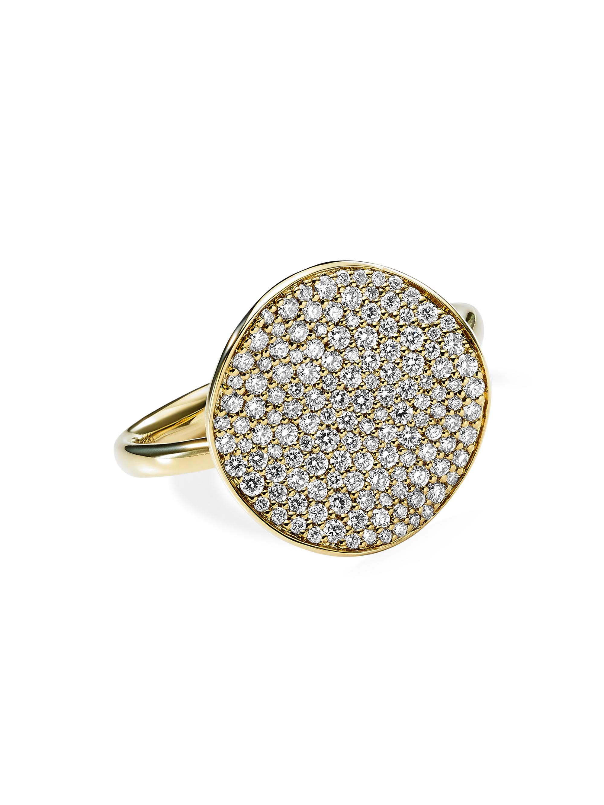 Ippolita Women's Stardust Medium Flower 18K Green Gold & Diamond Ring - Gold