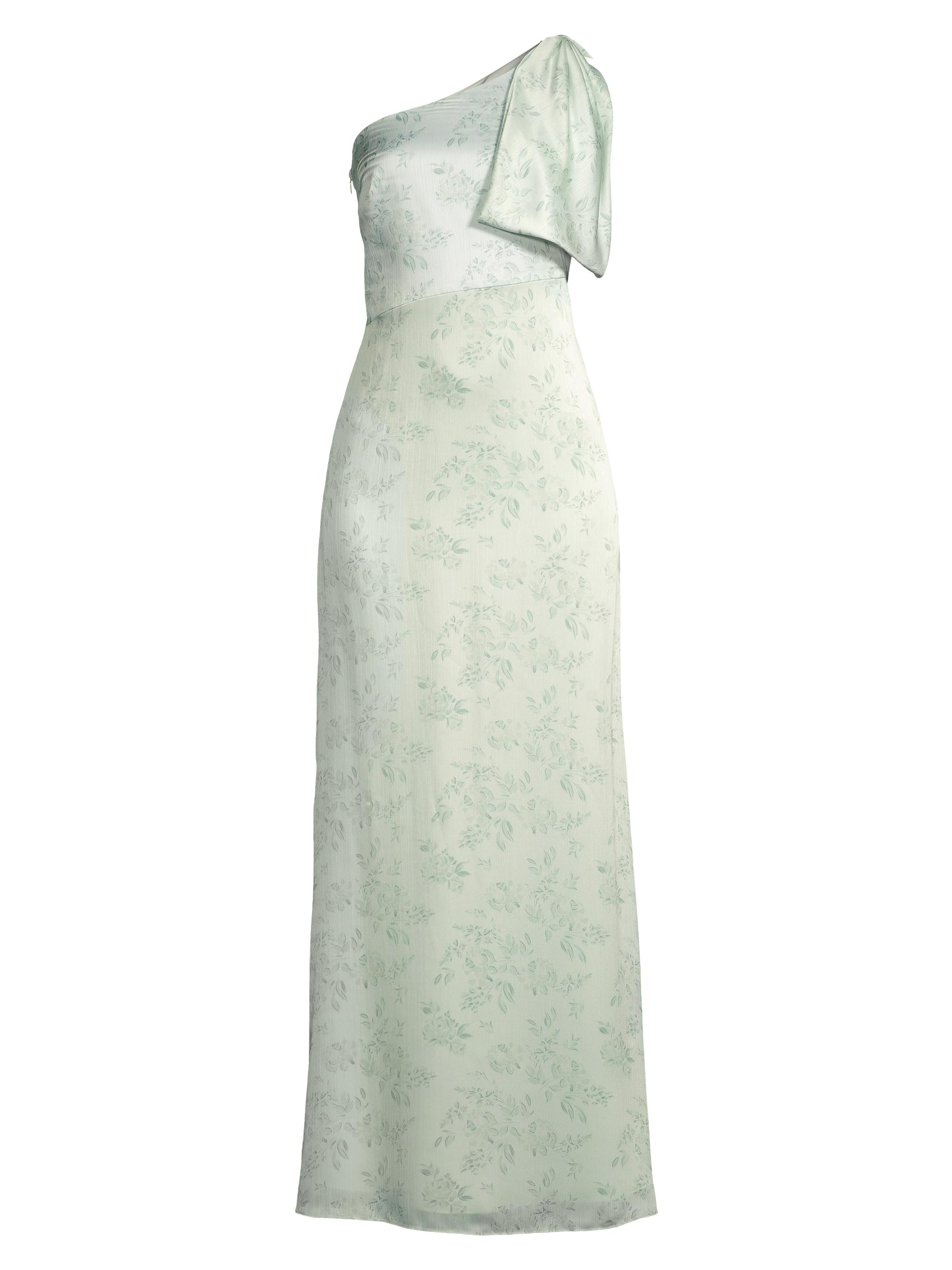 Sachin & Babi Women's Chelsea Floral One-Shoulder Gown - Jade Rose Water Color