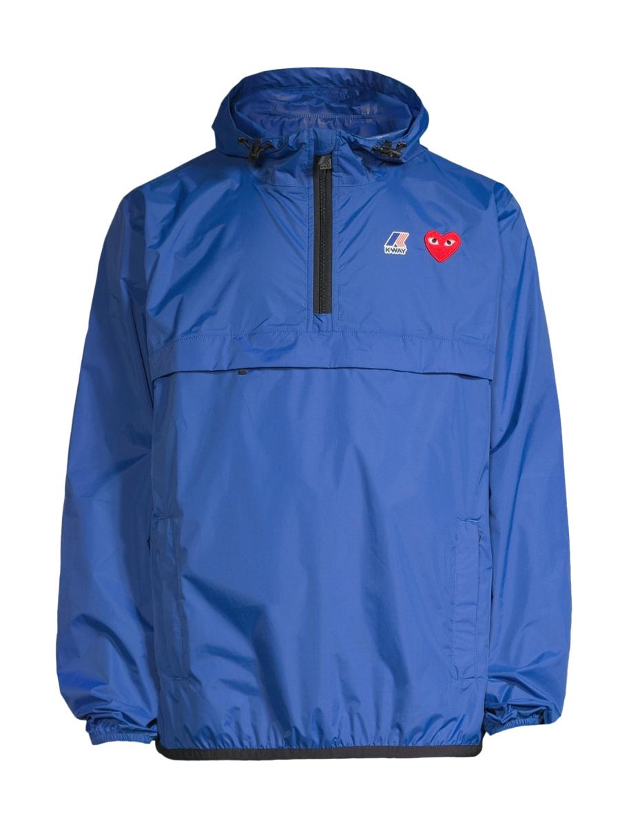 Comme des Garçons PLAY K-Way Half-Zip Hoodie | Saks Fifth Avenue