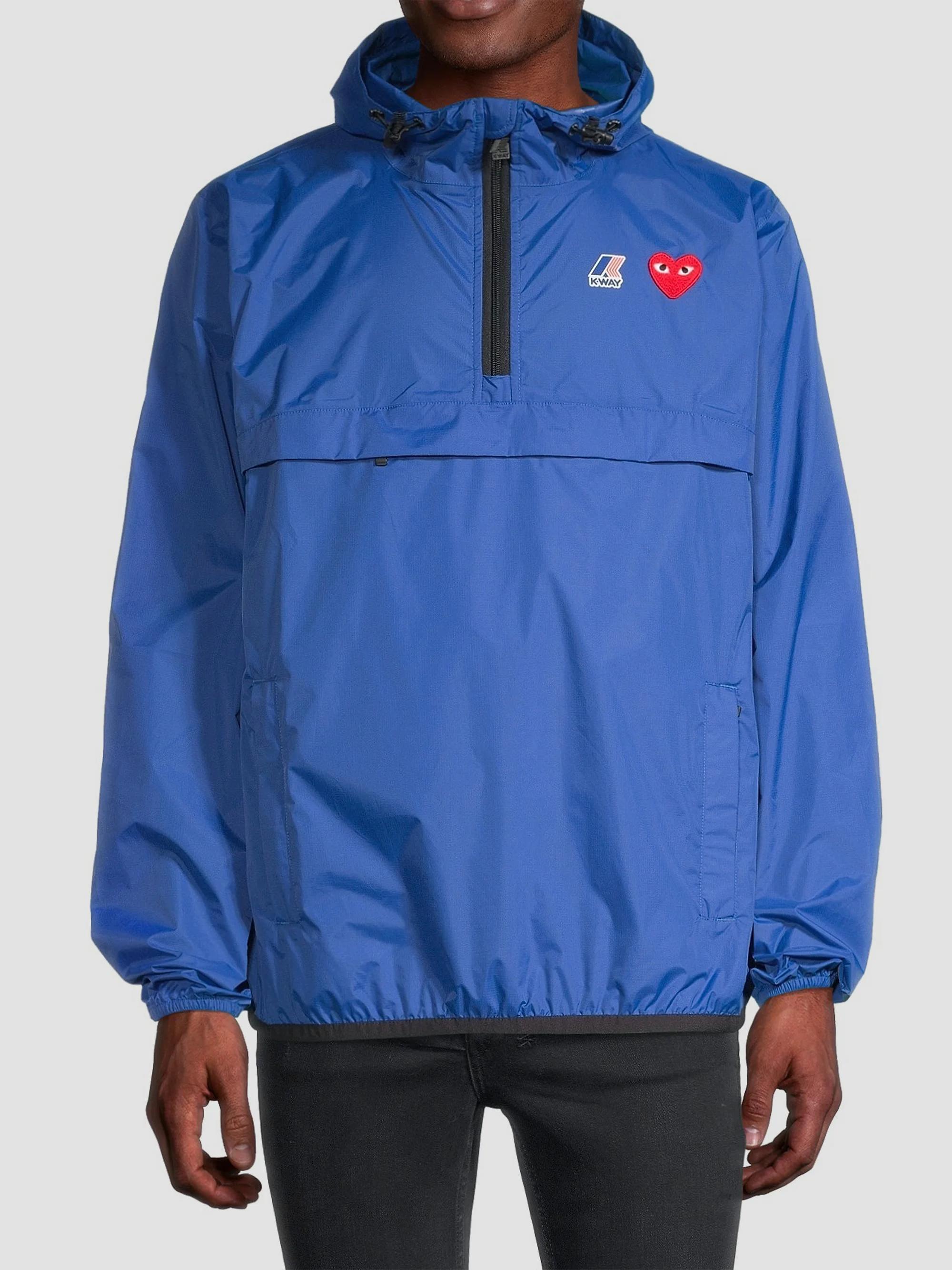 Comme des Garçons PLAY K-Way Half-Zip Hoodie | Saks Fifth Avenue