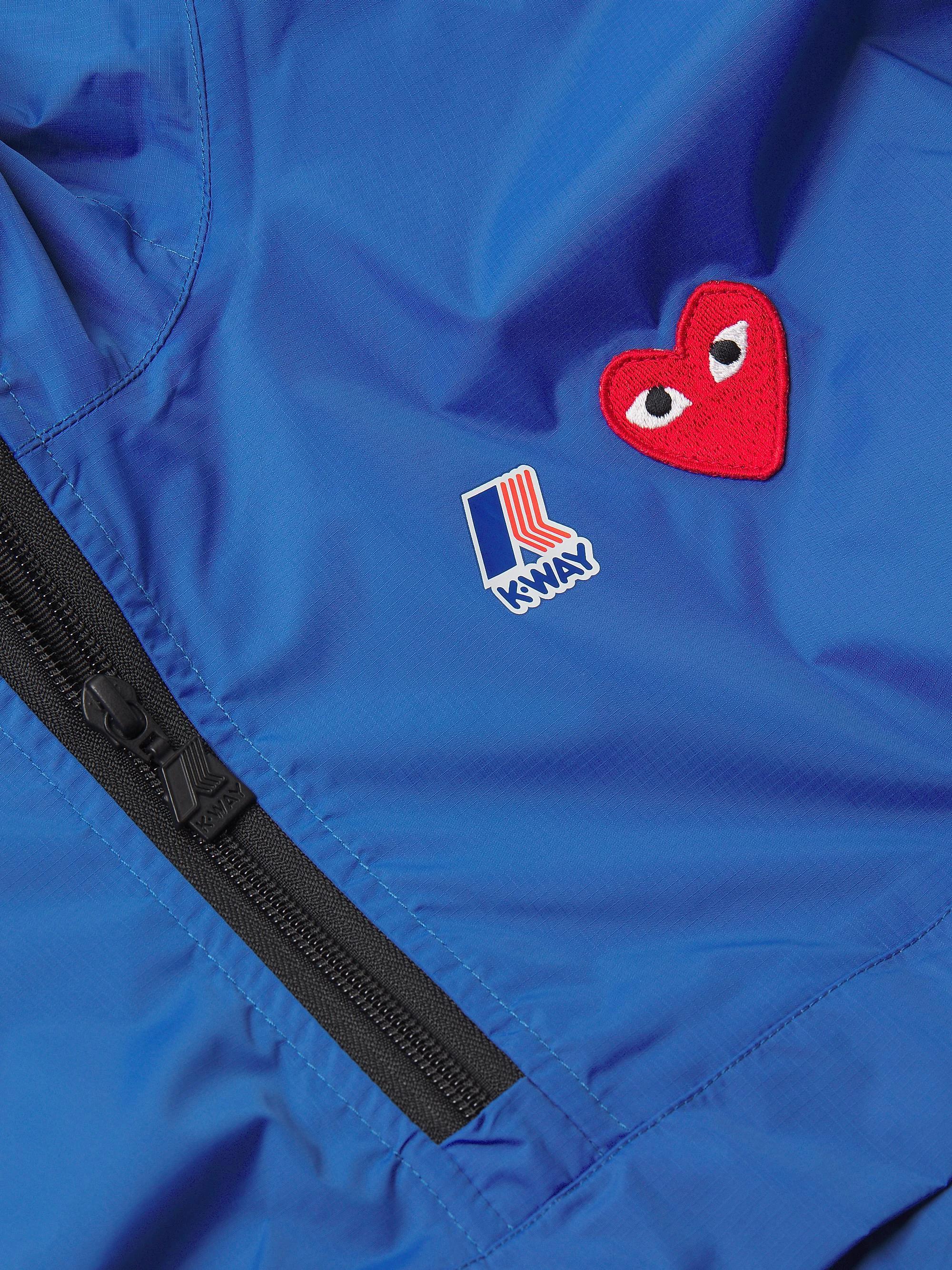 Comme des Garçons PLAY K-Way Half-Zip Hoodie | Saks Fifth Avenue