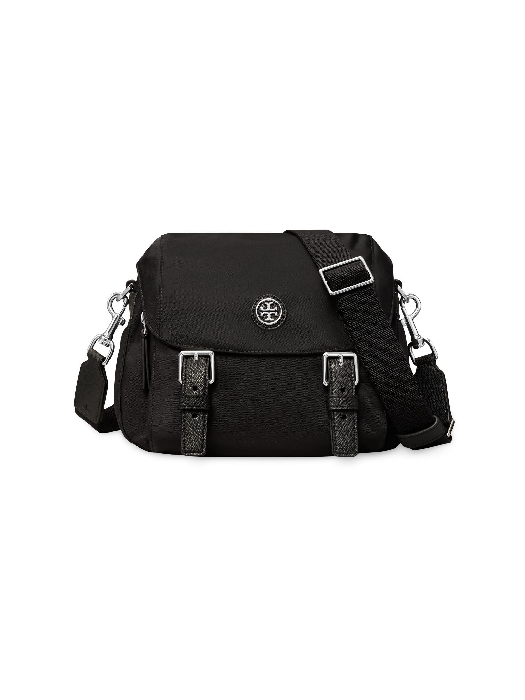 Tory Burch Women's  Virginia Nylon Messenger - Black