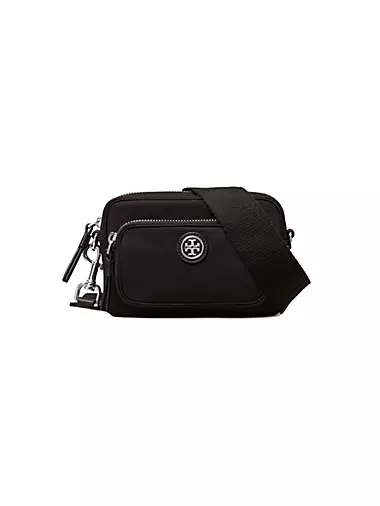 Tory Burch Small Leather Crossbody Bag - Black Crossbody Bags, Handbags -  WTO538803