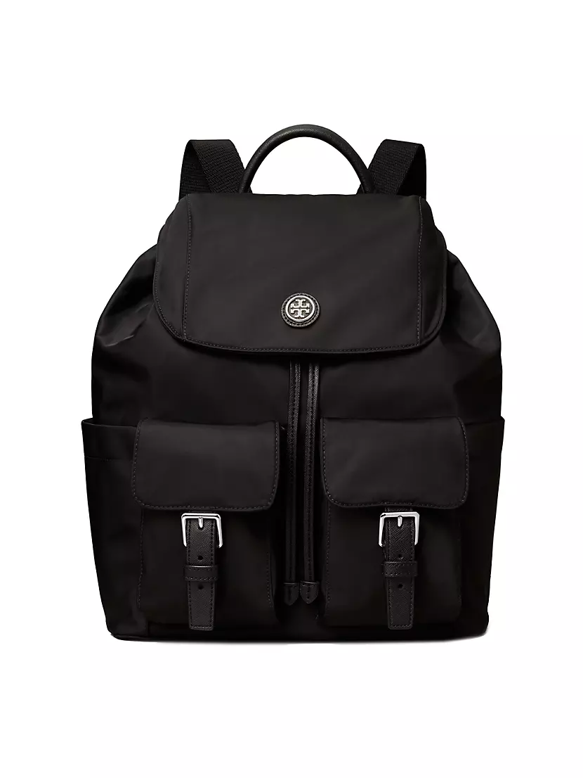 Nylon Flap Backpack: Women's Designer Backpacks