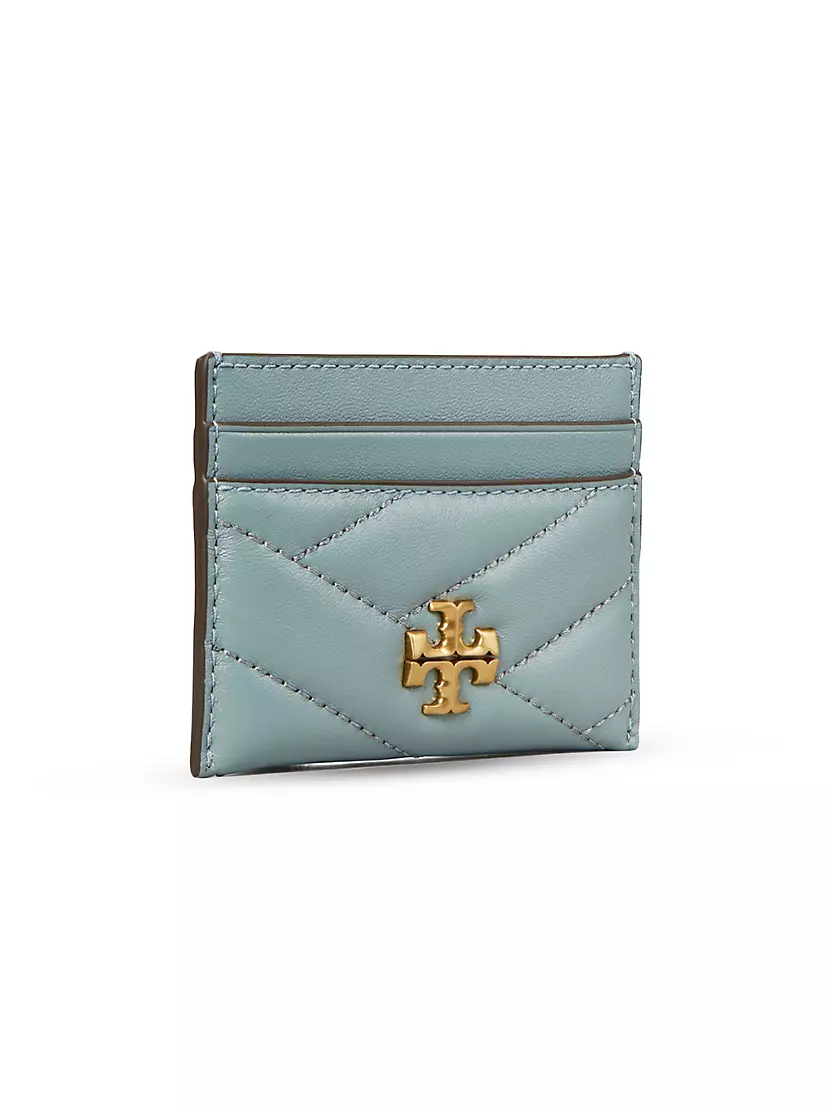 Shop Tory Burch Kira Chevron Leather Card Case | Saks Fifth Avenue